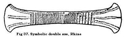 Symbolic double axe, Rhine