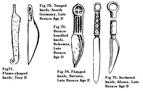 Knives, Germany, Bohemia, Troy, Bavaria, Alsace