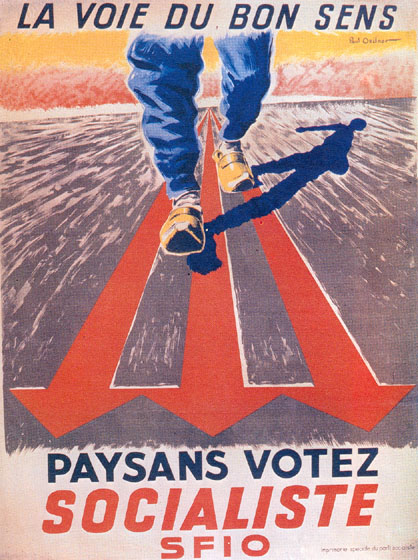 Affiche socialiste - 1945