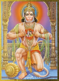 Retrato Hanuman