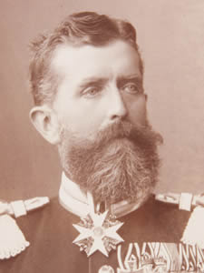 Retrato Leopold Stephan Karl Anton Gustav Eduard Tassilo Fürst von Hohenzollern
