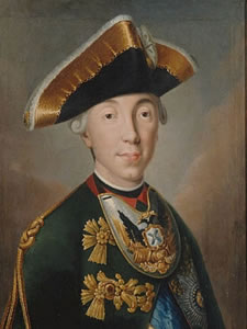 Retrato Karl Peter Ulrich von Schleswig-Holstein-Gottorp