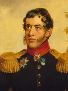 Retrato Sergey Grigoryevich Volkonsky - By George Dawe - Winter Palace War Gallery, St. Petersburg, Public Domain, https://commons.wikimedia.org/w/index.php?curid=1676564