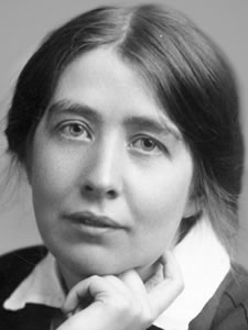 Retrato Estelle Sylvia Pankhurst